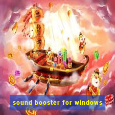 sound booster for windows